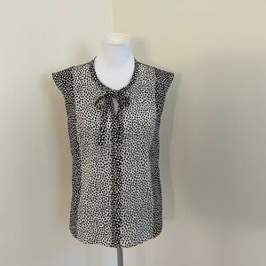 Talbots Polka Dot Blouse